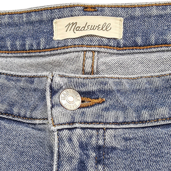 Madewell Jeans Womens Size 24W Roadtripper Slim Boy Distressed Stretch Plus Size - Picture 10 of 15